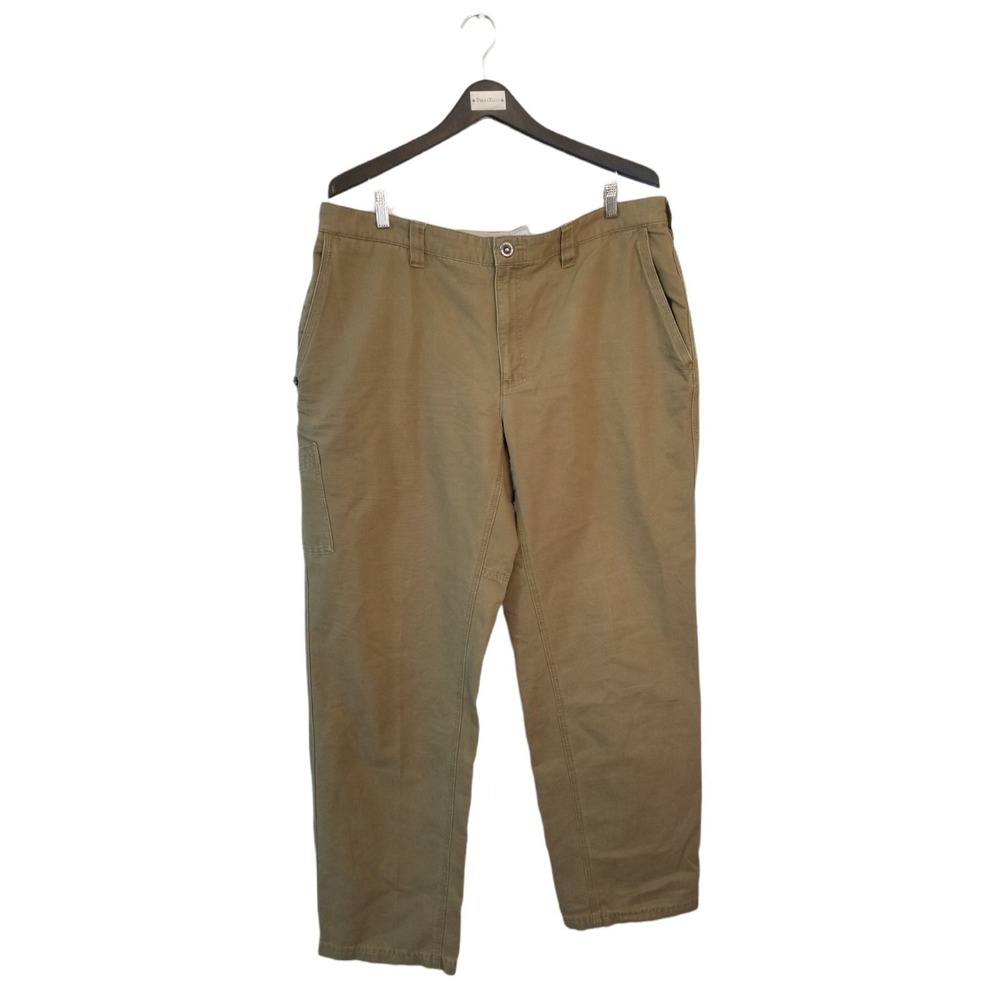 Columbia Relaxed light Green Men's Pants Beige Hiking Outdoor size 38x33